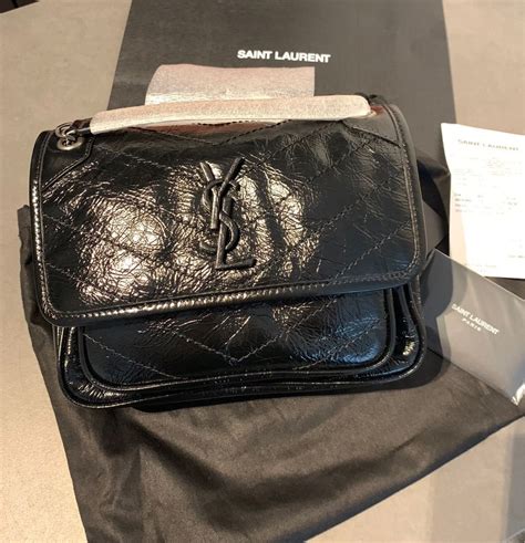 ysl niki 22cm|YSL niki wallet.